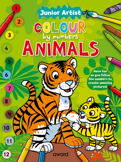 Junior Artist Colour By Numbers: Animals, Paperback / softback Book