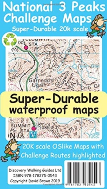 National 3 Peaks Challenge Maps, Sheet map Book