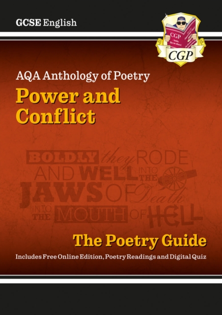 GCSE English AQA Poetry Guide - Power & Conflict Anthology inc. Online Edition, Audio & Quizzes, Multiple-component retail product, part(s) enclose Book