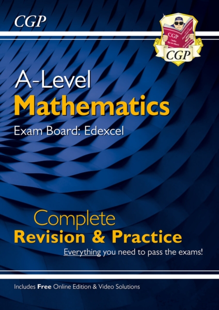 A-Level Maths Edexcel Complete Revision & Practice (with Online Edition & Video Solutions), Multiple-component retail product, part(s) enclose Book