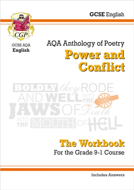 GCSE English Literature AQA Poetry Workbook: Power & Conflict Anthology (includes Answers): for the 2024 and 2025 exams, Paperback / softback Book