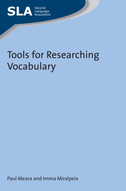 Tools for Researching Vocabulary, Hardback Book