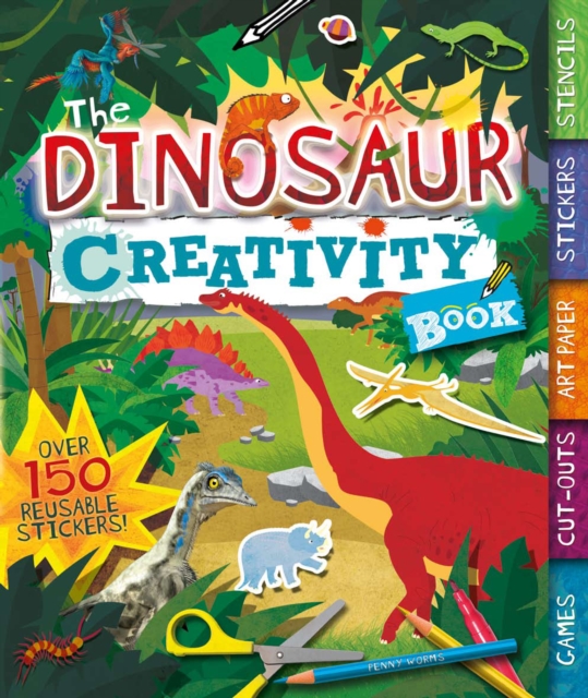 The Dinosaur Creativity Book, Spiral bound Book