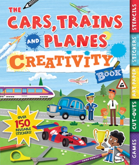 The Cars, Trains and Planes Creativity Book, Spiral bound Book