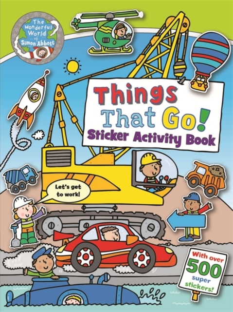 Things That Go Sticker Activity Book, Paperback Book