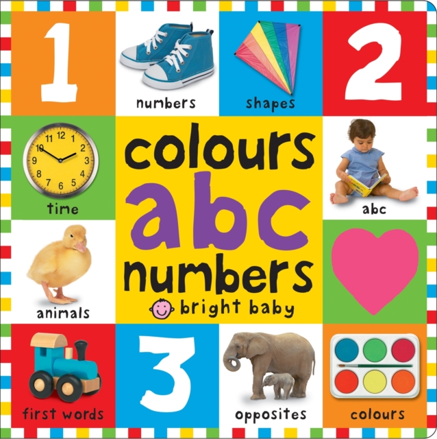 Colours ABC Numbers, Hardback Book