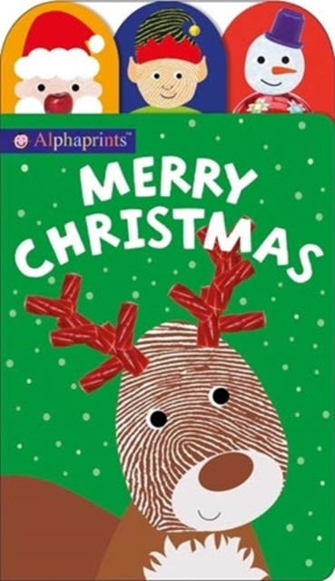 ALPHAPRINTS MERRY CHRISTMAS, Hardback Book