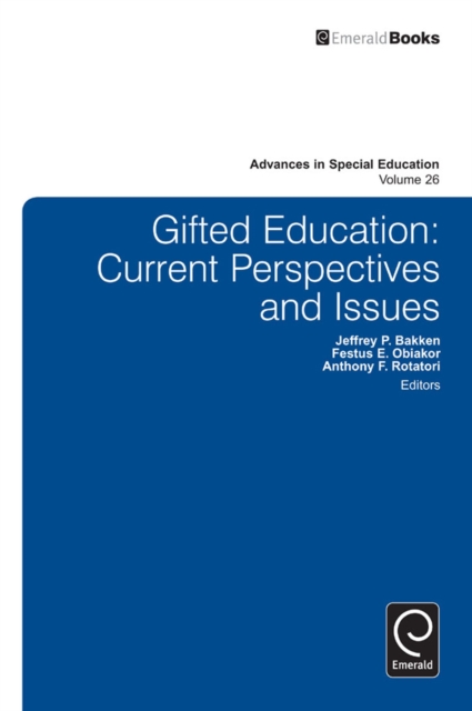 Gifted Education : Current Perspectives and Issues, EPUB eBook