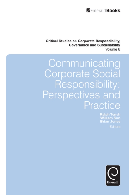 Communicating Corporate Social Responsibility : Perspectives and Practice, Hardback Book