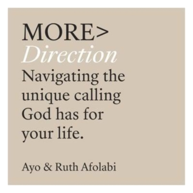 More Direction : Navigating the unique calling God has for your life, Downloadable audio file Book