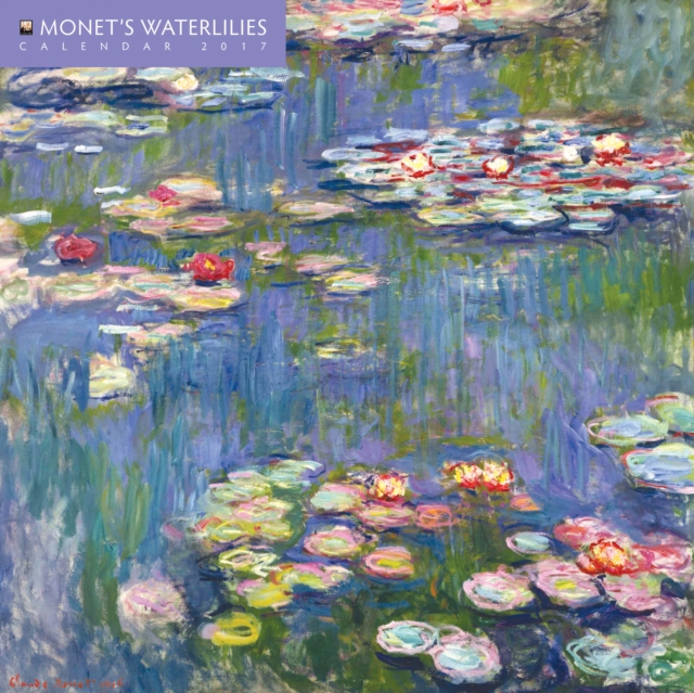 Monet's Waterlilies Mini Wall Calendar 2017, Calendar Book