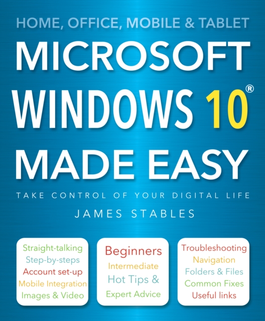 Windows 10 Made Easy, Paperback Book
