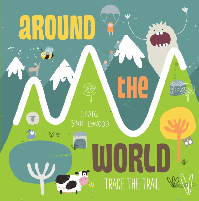 Trace the Trail: Around the World, Board book Book