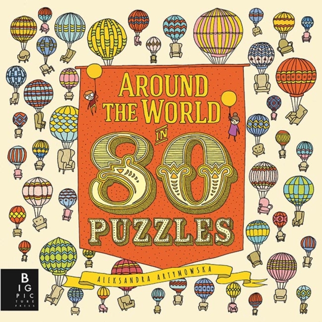 Around the World in 80 Puzzles, Hardback Book
