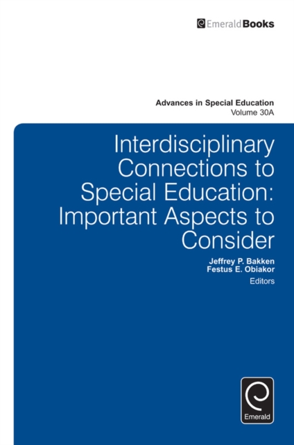 Interdisciplinary Connections to Special Education : Important Aspects to Consider, EPUB eBook