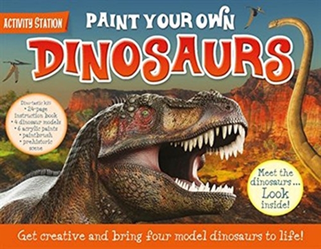 Paint Your Own Dinosaurs, Multiple-component retail product, boxed Book