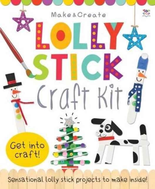 Lolly Stick Craft Kit, Kit Book