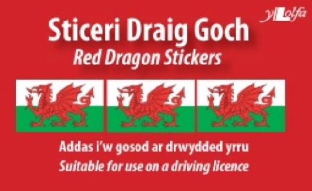Sticeri Ddraig Goch / Red Dragon Stickers, Loose-leaf Book