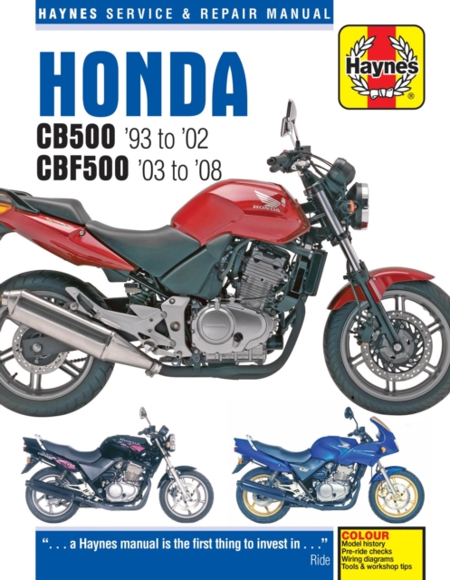 Honda CB500 & CBF500 (93 - 08), Paperback / softback Book