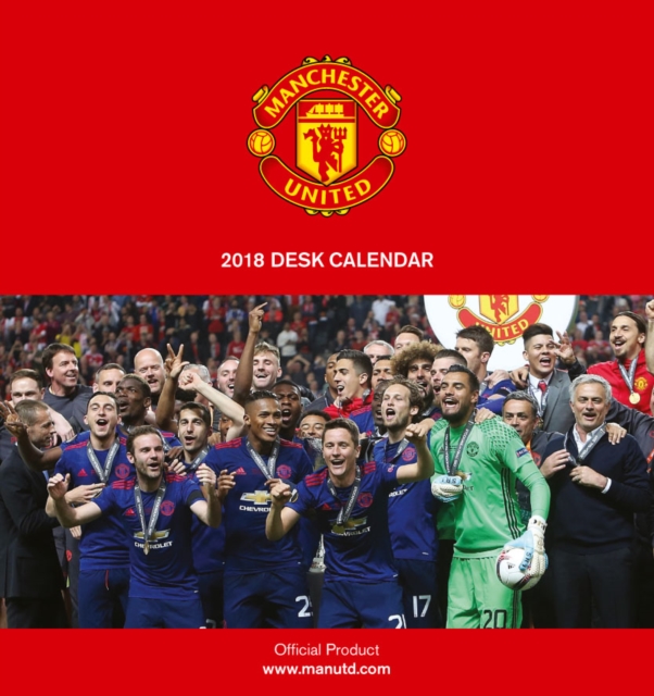 Manchester United F.C. Official Desk Easel 2018 Calendar - Month To View Desk Format, Calendar Book