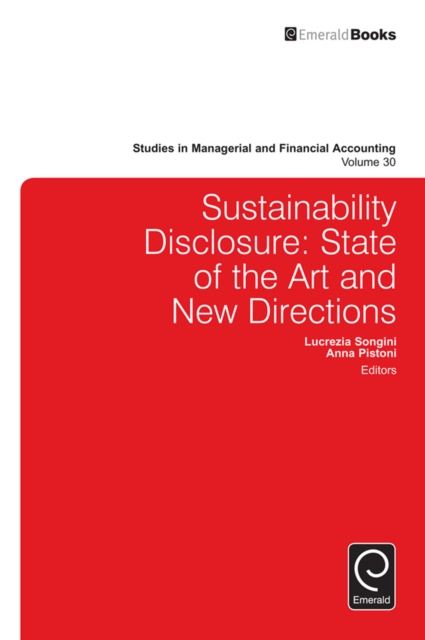 Sustainability Disclosure : State of the Art and New Directions, EPUB eBook