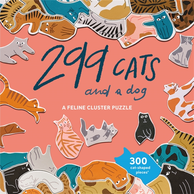 299 Cats (and a dog) : A Feline Cluster Puzzle, Jigsaw Book