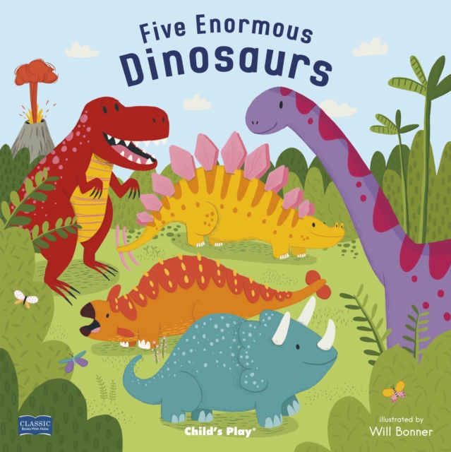 Five Enormous Dinosaurs, Board book Book