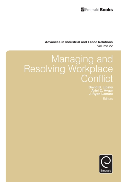 Managing and Resolving Workplace Conflict, EPUB eBook
