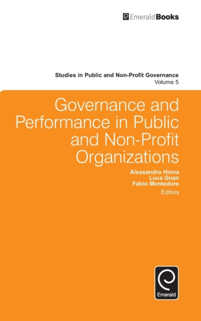 Governance and Performance in Public and Non-Profit Organizations, Hardback Book