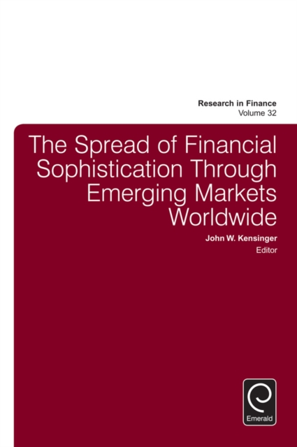 The Spread of Financial Sophistication Through Emerging Markets Worldwide, EPUB eBook