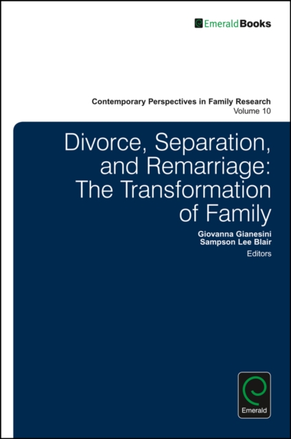 Divorce, Separation, and Remarriage : The Transformation of Family, Hardback Book