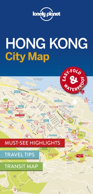 Lonely Planet Hong Kong City Map, Sheet map, folded Book