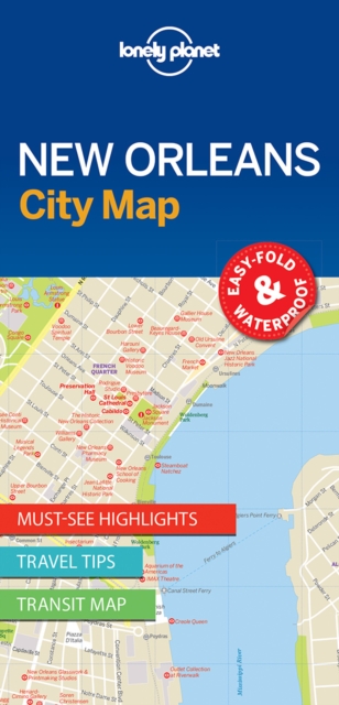 Lonely Planet New Orleans City Map, Sheet map, folded Book