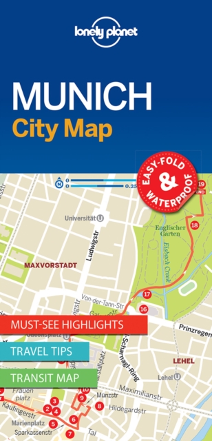 Lonely Planet Munich City Map, Sheet map, folded Book