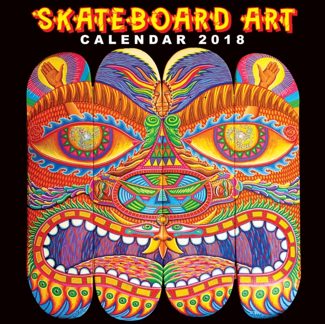 Skateboard Art Wall Calendar 2018 (Art Calendar), Calendar Book