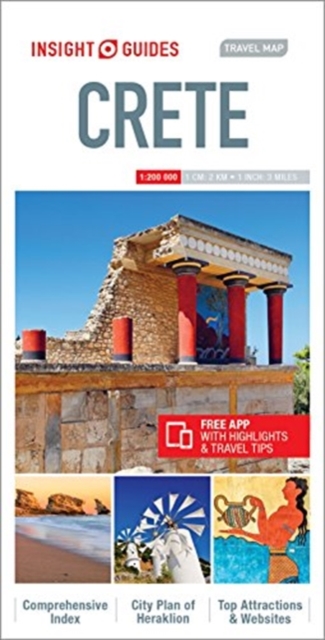 Insight Guides Travel Map Crete, Sheet map Book