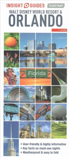 Insight Guides Flexi Map Orlando, Sheet map Book
