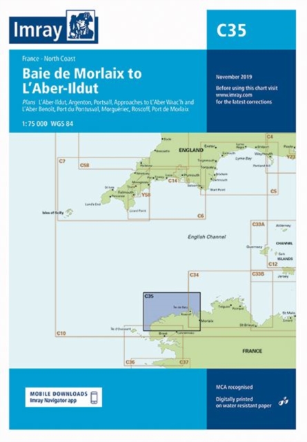 Imray Chart C35 : Baie de Morlaix to L'Aber-Ildut, Paperback / softback Book