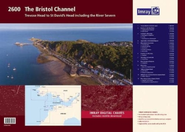 2600 Bristol Channel Chart Pack : Trevose Head to St David's Head including the River Severn, Loose-leaf Book