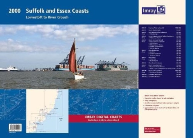 Imray 2000 Suffolk and Essex Chart Pack Wiro Bound : Lowestoft to River Crouch, Spiral bound Book