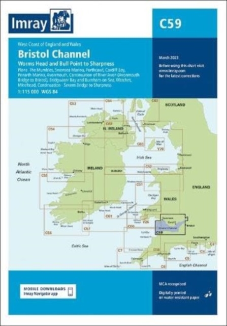 Imray Chart C59 : Bristol Channel, Sheet map, folded Book
