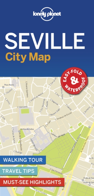 Lonely Planet Seville City Map, Sheet map, folded Book