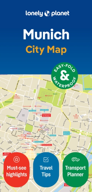 Lonely Planet Munich City Map, Sheet map, folded Book