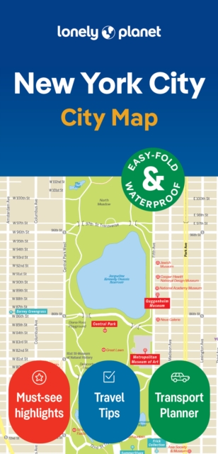 Lonely Planet New York City Map, Sheet map, folded Book