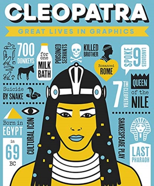 Great Lives in Graphics: Cleopatra, Hardback Book