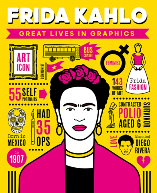 Great Lives in Graphics: Frida Kahlo, Hardback Book