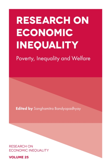 Research on Economic Inequality : Poverty, Inequality and Welfare, Hardback Book
