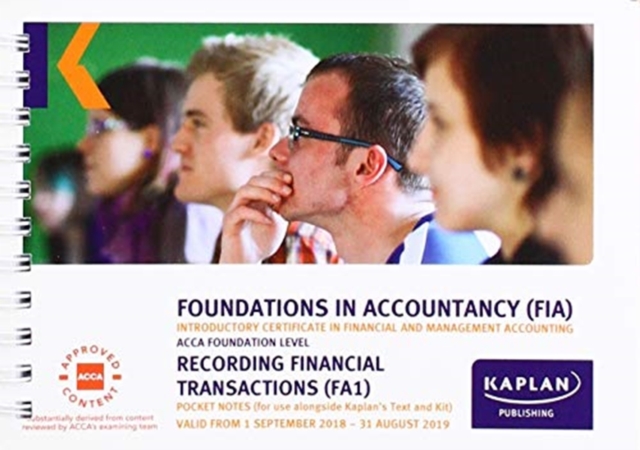 FA1 - RECORDING FINANCIAL TRANSACTION - POCKET NOTES, Paperback / softback Book