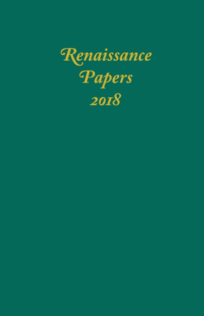 Renaissance Papers 2018, PDF eBook