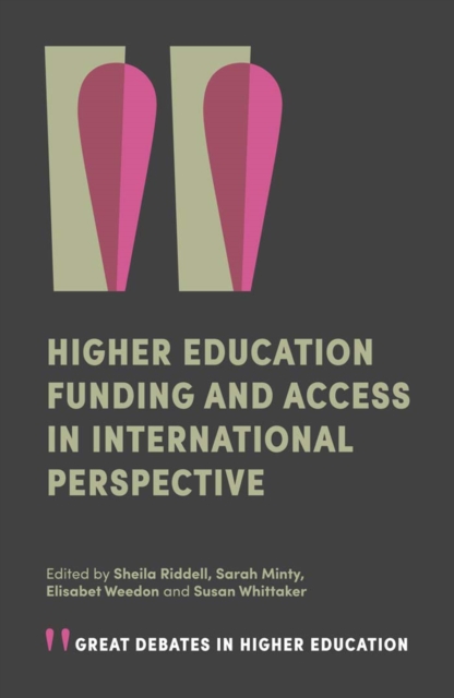 Higher Education Funding and Access in International Perspective, Paperback / softback Book
